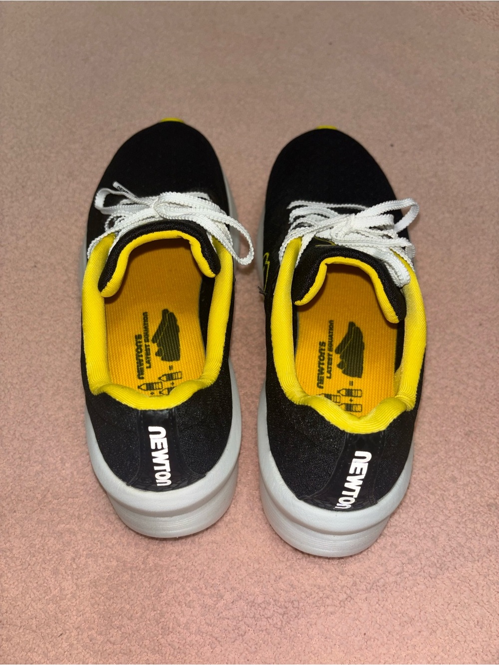 Newton Black and Yellow Running Shoes - Picture 7 of 11